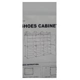 18 Compartment Modular Shoe Cabinet, White*has