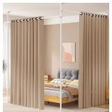 New Room Divider  Curtain Rod Wall Divider for