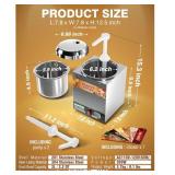 Nacho Cheese Dispenser with 2 Pumps - 2.2Qt Nacho