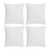 4 Decorative Throw Pillow Covers(Covers ONLY, No