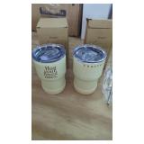 2 New Insulated Coffee Tumbler 17 oz, Stainless