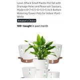 (New)  6 Self watering Planters