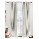 New 100% Blackout Shield Linen Blackout Curtains
