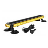 New 29.5" Amber 54 LED Strobe Light Bar Double