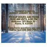 Payment & Location Info