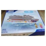 New Cruise Ship Building Blocks Set, MOC Boat