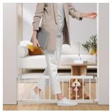 Dog Gate Indoor,18"-45" Extra Wide Metal Short