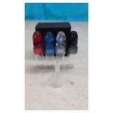 Mini Salt & Pepper or Spice Set for Travel glass