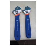 2 New 6" Adjustable Wrench Set Jonard Tools