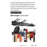 - (New) 48" Garage Tool Organizer Wall Mount