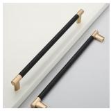 New 6 Pack Matte Black and Gold 10 Inch(254mm)