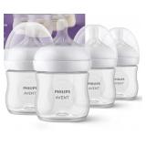 5 Philips Avent Natural Baby Bottles with Natural