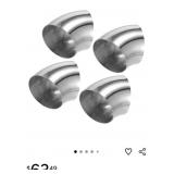 4 New OD 4 Inch 45 Degree SS304 Stainless Steel
