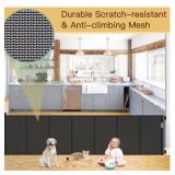 New  100 " Retractable Baby Gate Extra Wide Baby