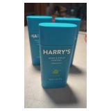 (3) Harrys  Odor & Sweat Control Antiperspirant