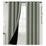 100% Blackout Shield Linen Blackout Curtains for