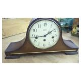Vintage Linden (Germany) Mantel Clock. Has key &