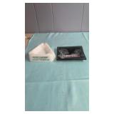 (2) Jerseyville,IL.  Advertising Ashtrays