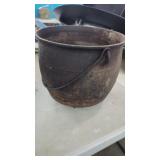 Antique Cast Iron Cauldron, commonly dating from