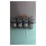 Vintage Hazel Atlas Arabian Knights Blue Wedge