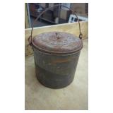 Rustic Metal Lunch Pail