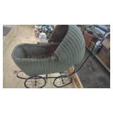 Really Cool Victorian Wicker Baby Buggy
