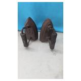 (2) Antique Sad Irons