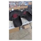 Pair of Railroad Crossing Lights