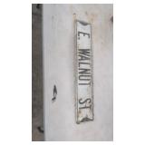 (2) Porcelain Street Signs..30" Long.