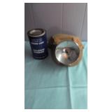 Vintage JustRite Miners Lamp & Cap with Calcium