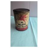 Vintage MOBIL Pegasus Can 1lb