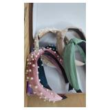 5 Ladies Headbands (3 with Pearls, 2 Plain).