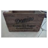Awesome Domino 5Lb Cane Sugar Wood Crate.
