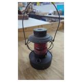 Old Handlan L.G. Lantern With Red Globe
