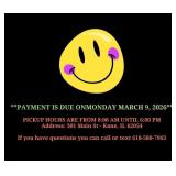 Payment & Location Info