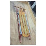 Antique Wood Sled. Approx 5