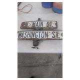 (4) Porcelain Street Signs 24 " & 30" long.