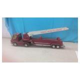 Vintage NYLINT Pressed Steel Aerial Hook & Ladder