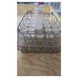 Collection of 25 Glass Milk Bottles from Super