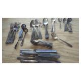 Vintage Silverware.   Silverplate Different Mfg.