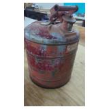 Vintage Galvanized Safety Can