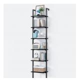 New  6-Tier Ladder Shelf, Book Shelf with Metal