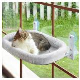 Cordless Cat Window Perch, Cat Hammock for Wall