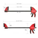 2 New 24' Bar Clamp/Spreaders  for Woodworking,