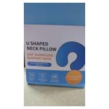 U shape Neck Pillow & Black Sleep Mask & Earplugs