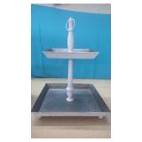 Galvanized Metal 2 Tier TayBig Tray 12.5' x
