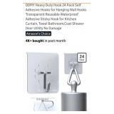 (24) DDMY Heavy Duty Self Adhesive Hooks 50#
