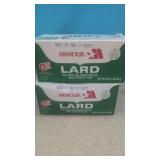 (2) Armour Lard. 1# Blocks  03/2027