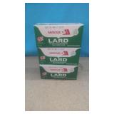 (3) Armour Lard  1# Blocks  03/2027