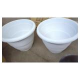 2 New Large Plastic Planters  16' Tall x 20'